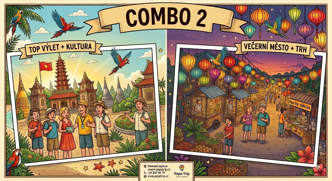 Combo 2 výlety: Top Phu Quoc + Večerní město